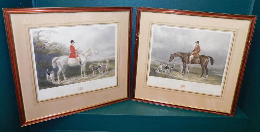 Pair Fox Hunt Engravings (1 of 8)