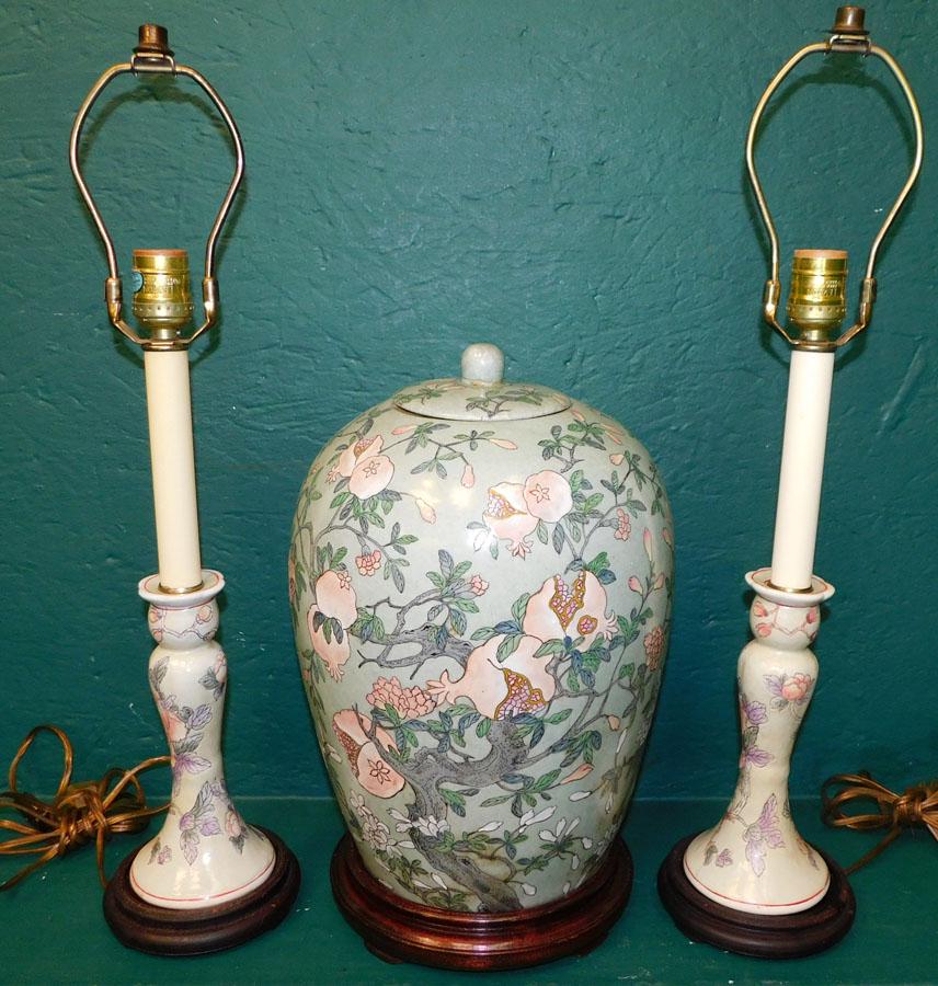 3 Pc Oriental Porcelain (1 of 4)