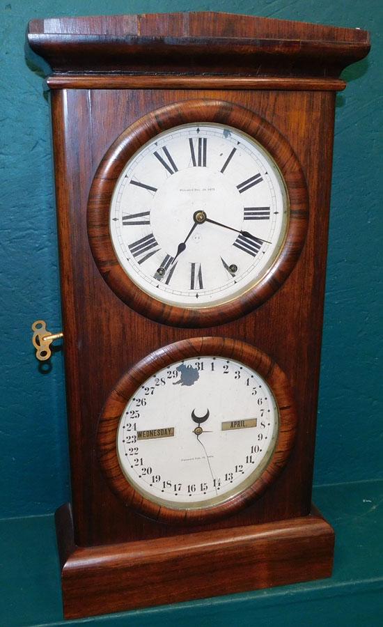 19th C Rosewood Seth Thomas Parlor Clock No. 5 (1 of 7)