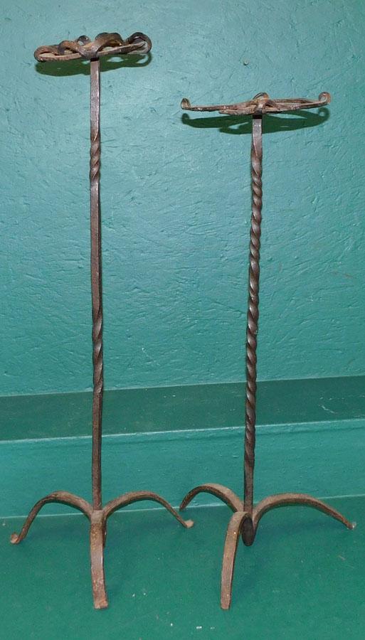 Two 19th C Wrought Iron Stands (1 of 3)