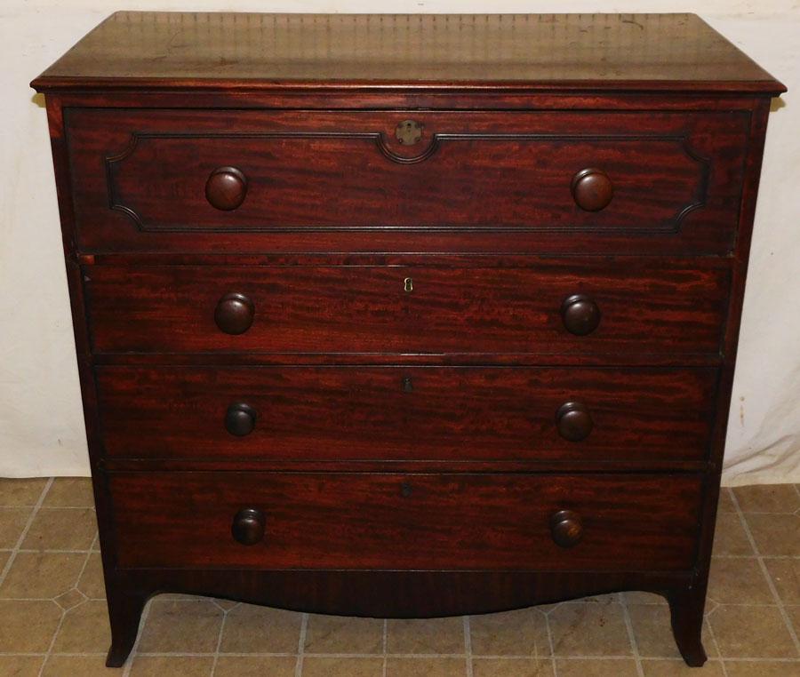 19th C Mahogany Butlers Desk (1 of 6)