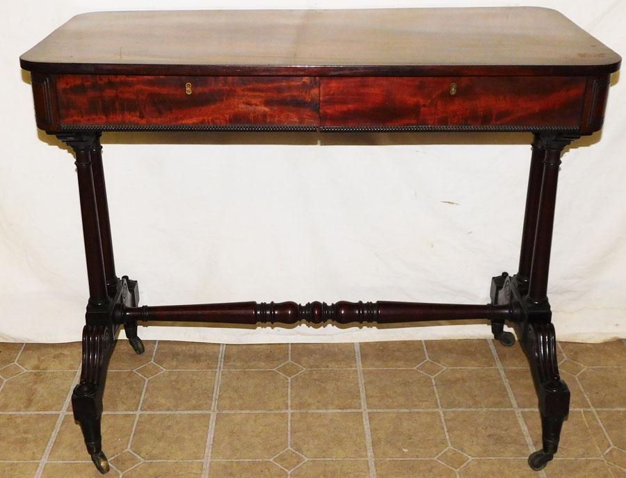 19th C Mahogany Console Table (1 of 7)