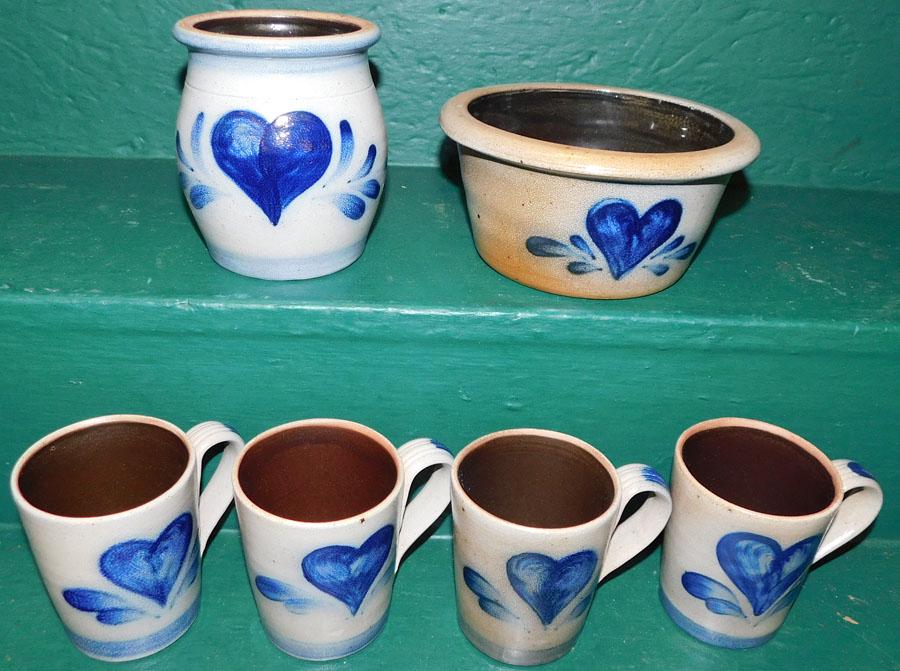 6 Pc Rowe Pottery (1 of 3)