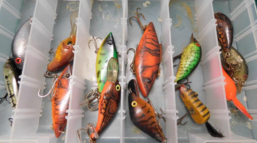 13 Fishing Lures In Molded Plastic Case (1 of 4)