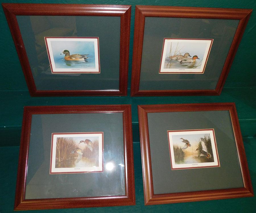 4 Framed Signed & Numbered Duck Prints (1 of 4)