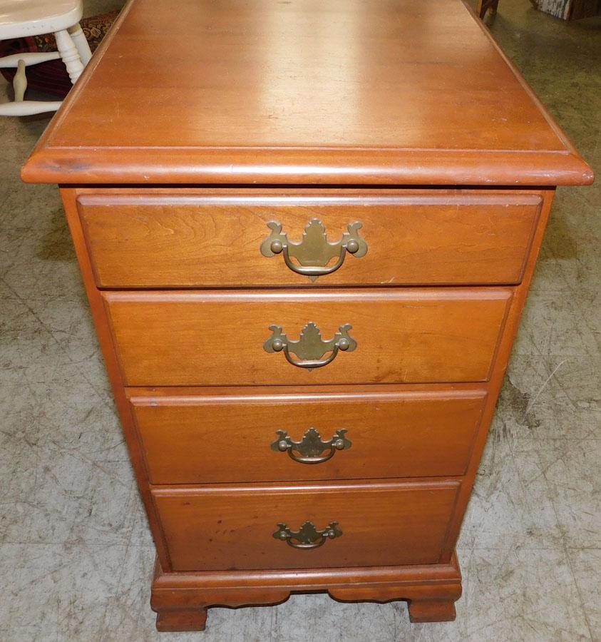 Cherry 4 Drawer Night Stand (1 of 4)