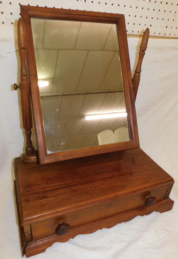 Walnut Shaving Mirror (1 of 2)