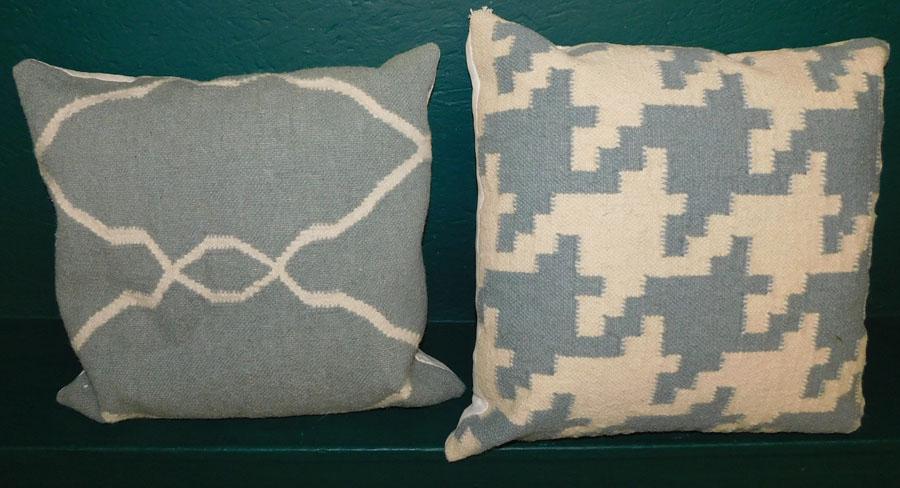 Two Decorative Rug Pillows (1 of 3)
