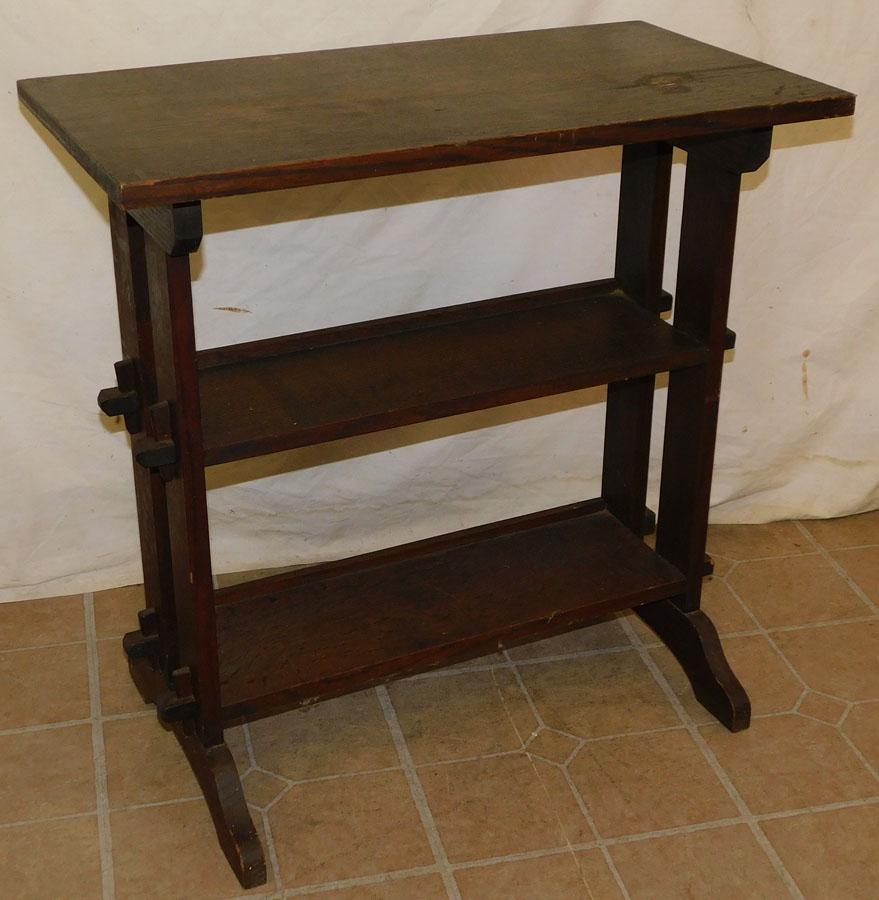 Mission Oak End Table (1 of 2)