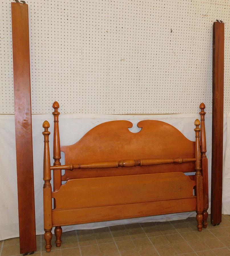 Maple Full Size Bed W/ Rails (1 of 2)