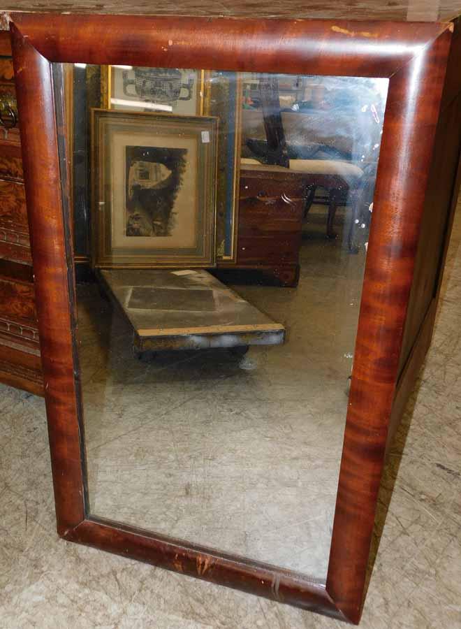 Antique Mahogany Framed Mirror (1 of 2)