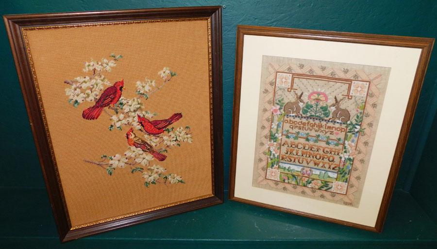 Two Framed Needle Works (1 of 5)