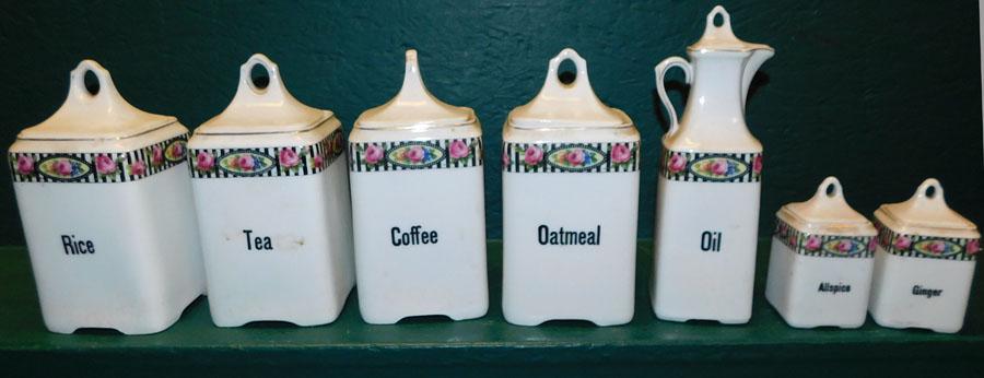 German Porcelain Canister Set (1 of 4)