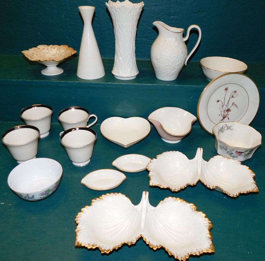 Lot Lenox Porcelain: Lot Lenox Porcelain.