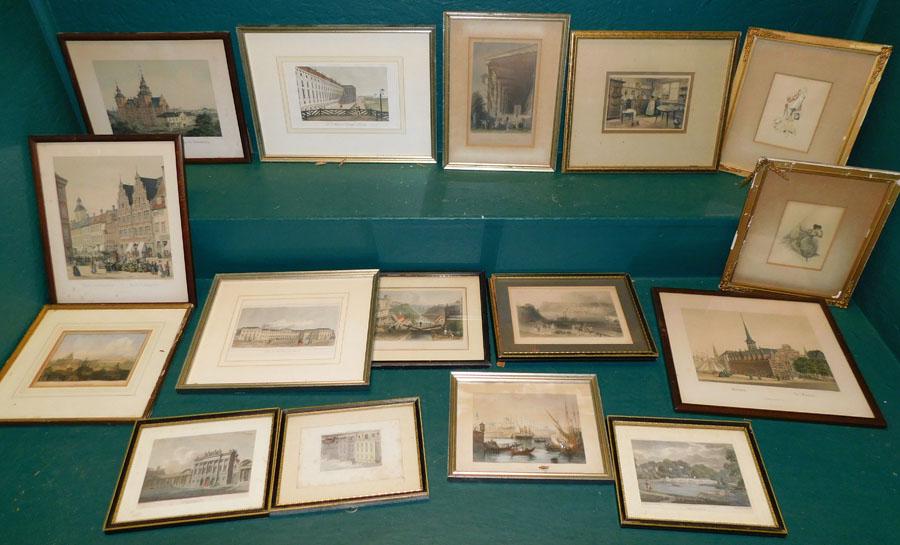 Lot 16 Framed Prints & Engravings (1 of 7)