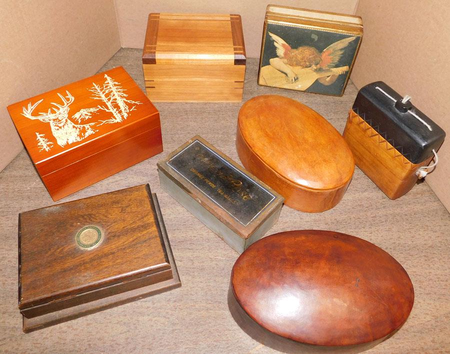 Lot Of Wooden & Decorative Boxes: Lot Of Wooden & Decorative Boxes.