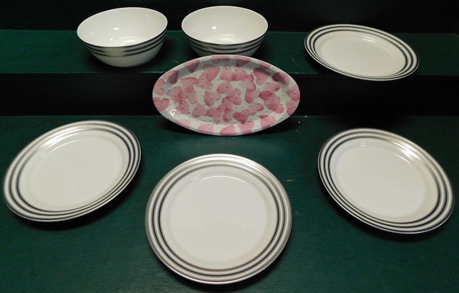 Lot Ralph Lauren Bowls & Chargers -- pnt Decor Tray (1 of 4)