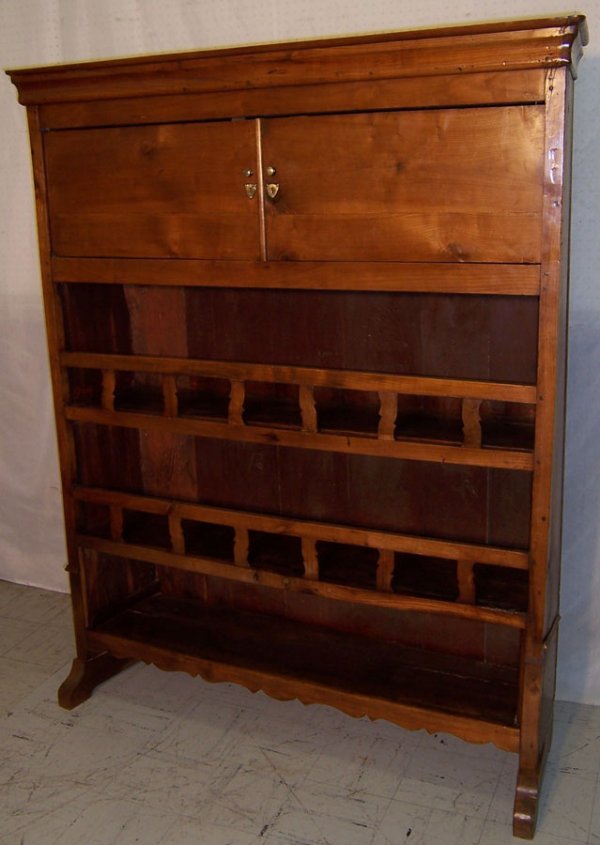 18th century French cherry wall cupboard
