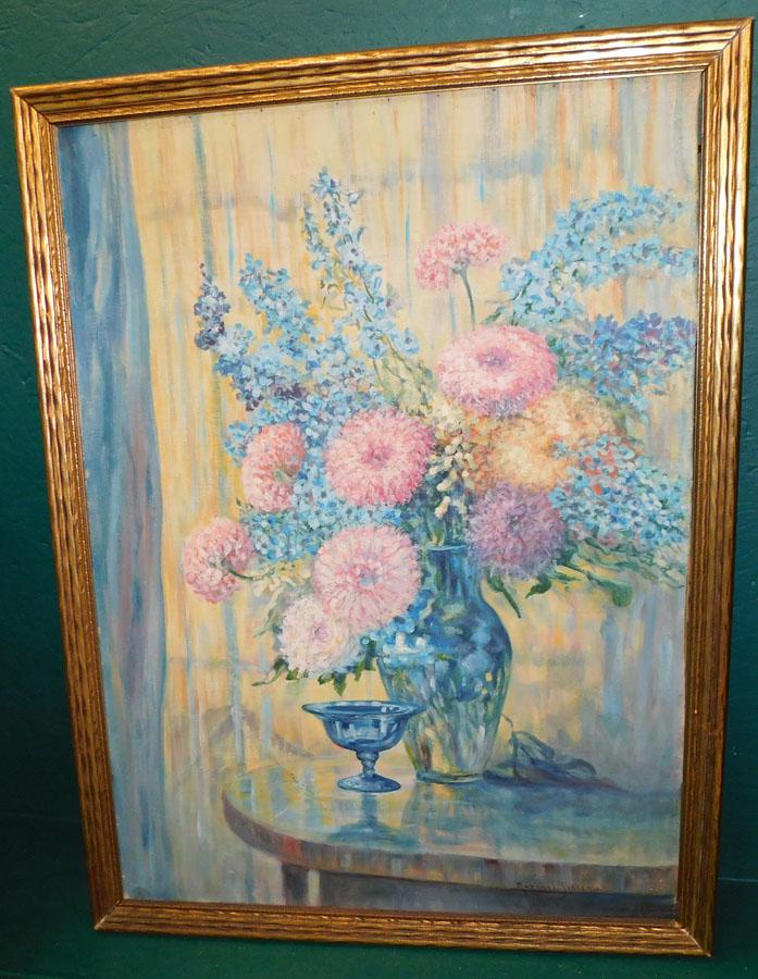 OOC Laid on Board of Still Life by Raphael Senseman (1 of 3)