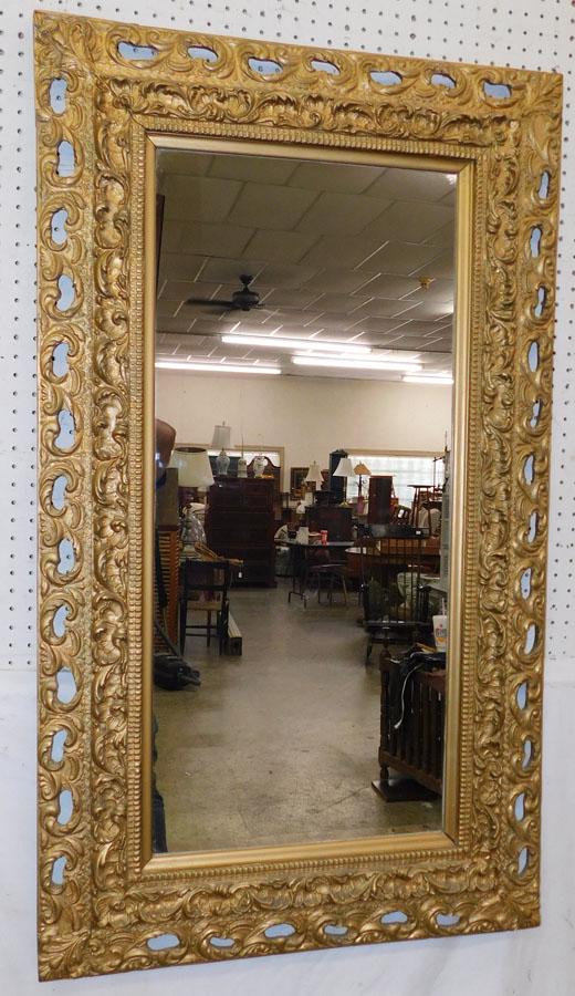 Ornate Gilt Frame Mirror (1 of 5)