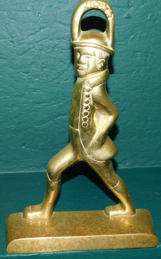 Colonial Williamsburg Cast Brass Door Stop (1 of 3)