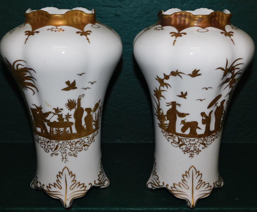 Pr Paint Decor Porcelain Vases by Chelsea House (1 of 5)