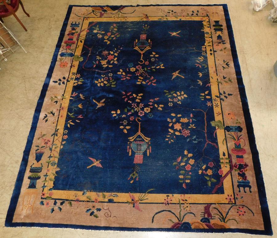 9' X 11'6" Antique Handmade Oriental Rug (1 of 13)