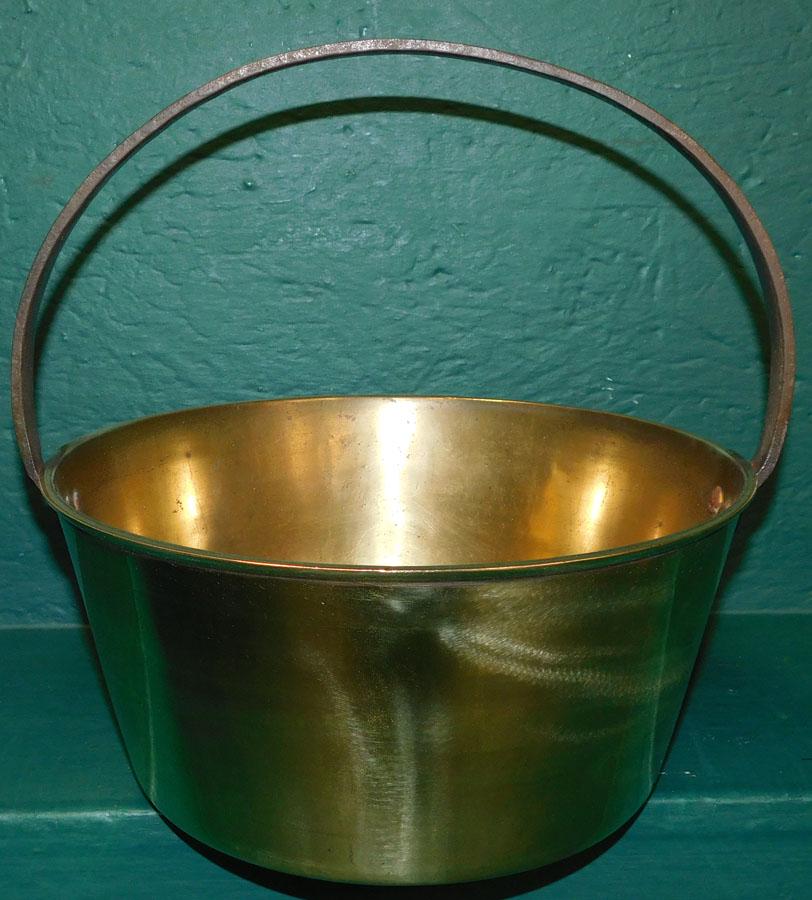 19th C Cast Brass Jelly Bucket (1 of 4)