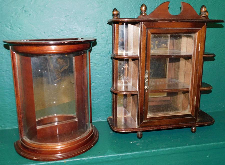 Mah Bombay Candle Sconce & Mini Curio Cabinet (1 of 2)