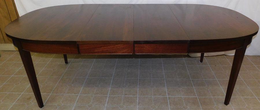 Mahogany Oval Dining Table W/ 2 Leaves (1 of 2)