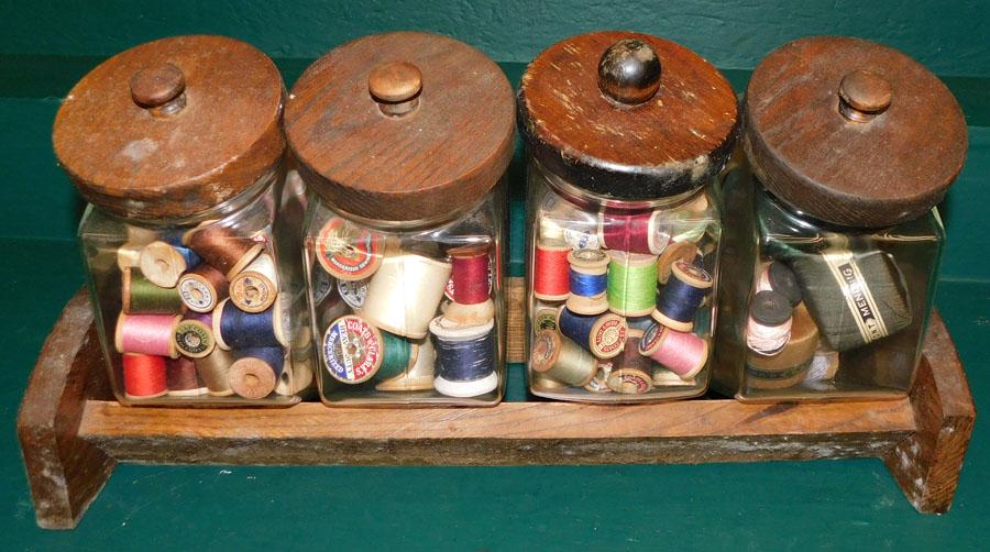 Four Candy Containers W/ Contents (1 of 2)