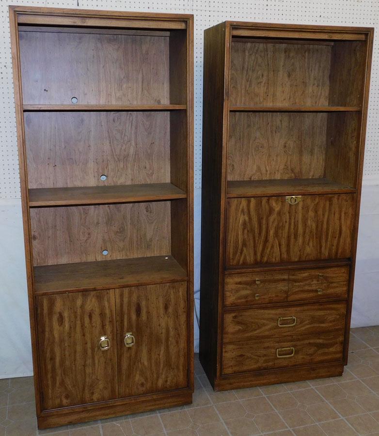Two Walnut MCM Book Cases By Drexel (1 of 4)