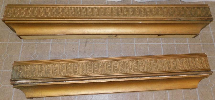 Two Gold Painted Window Boxes (1 of 4)