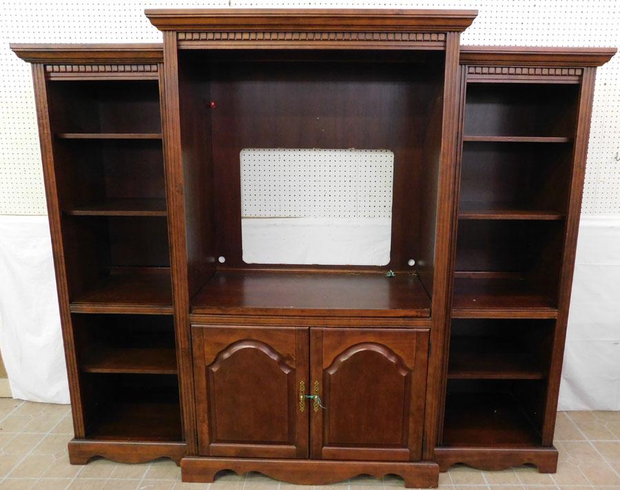 3 Section Cherry Bookcase (1 of 2)