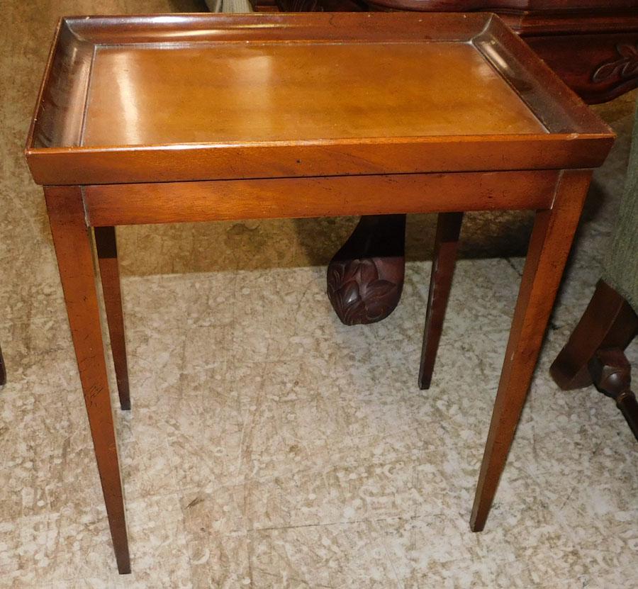 Mahogany & Cherry Tea Table: Mahogany & Cherry Tea Table . 18" W 12" D 20 3/4" H