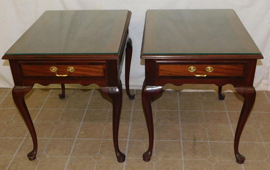 Pr Mahogany QA 1 Dr Tables by Council Craftsman (1 of 2)