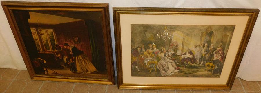 2 Antique Framed Prints (1 of 4)
