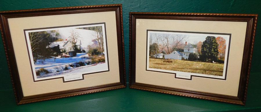 2 Framed Pencil Signed Prints (1 of 6)