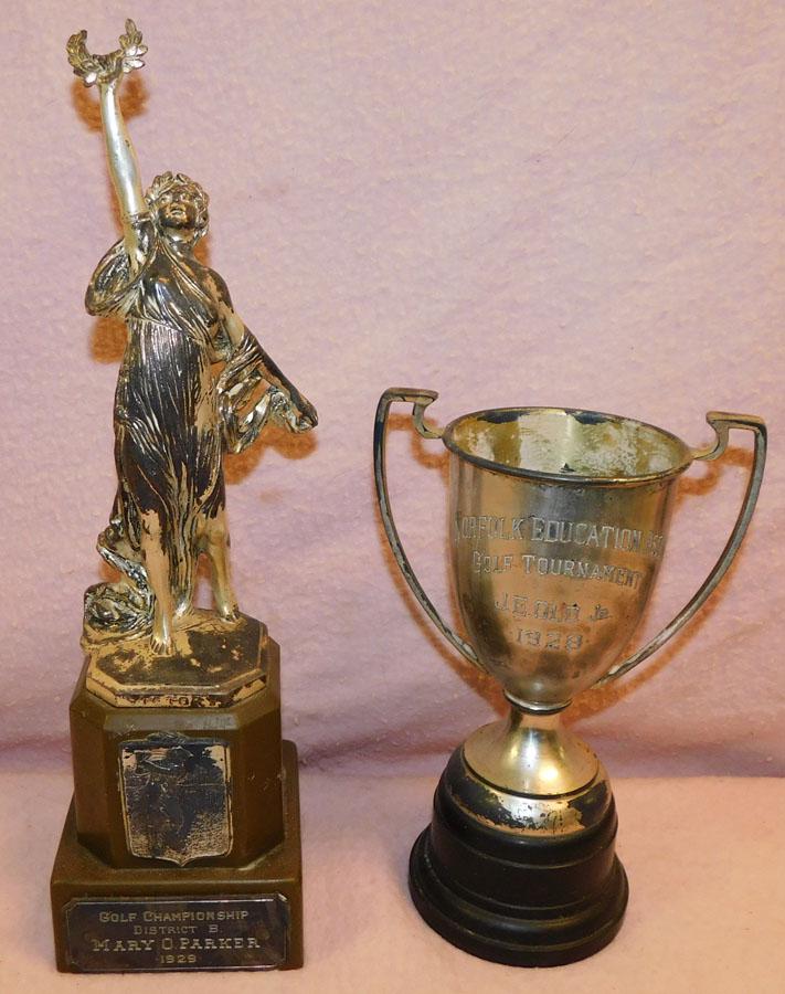 2 Silverplated Vintage Trophies (1 of 3)