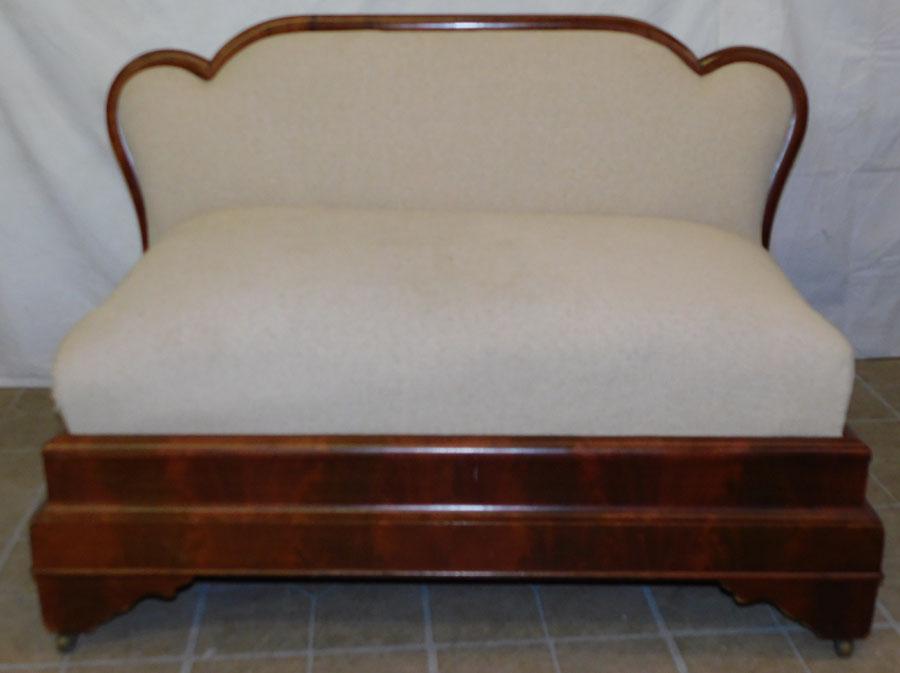 Mahogany Empire Settee (1 of 4)