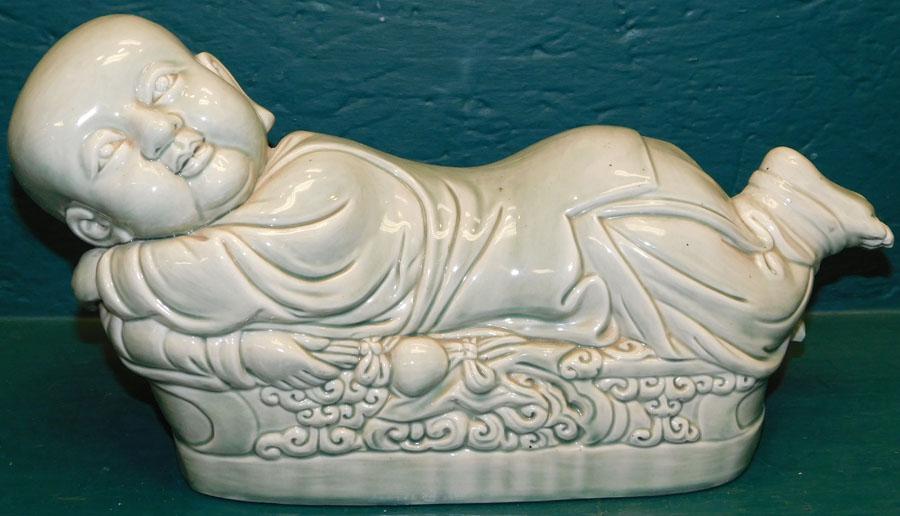 Celadon Glaze Figural Opium Pillow (1 of 5)