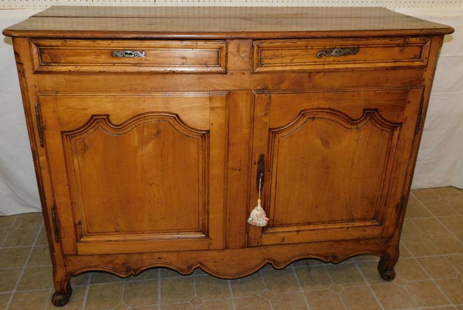 18th C Cherry Provincial Side Board (1 of 8)