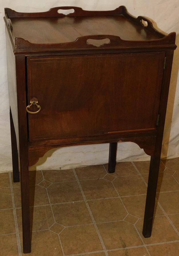 19th C English 1 Door End Commode (1 of 5)