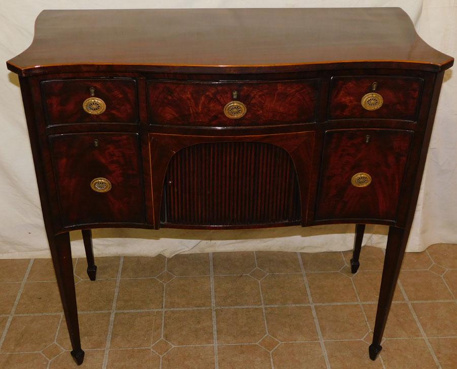 19th C Mahogany Inlay Brandy Board (1 of 7)