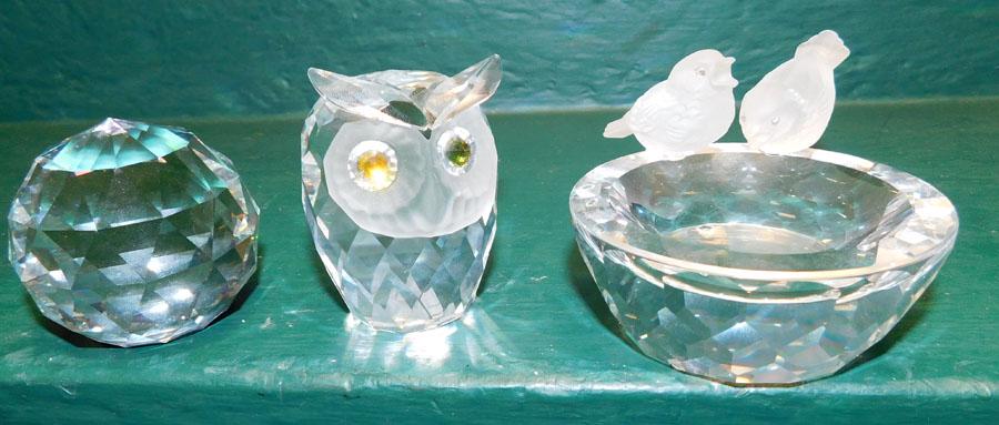 Three Swarovski Crystal Items (1 of 3)