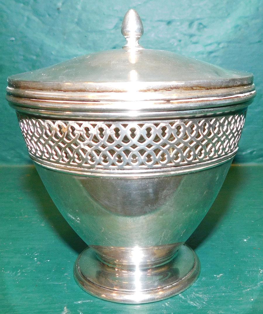 Tiffany & Co. Sterling Condiment Jar W/ Glass Liner (1 of 4)