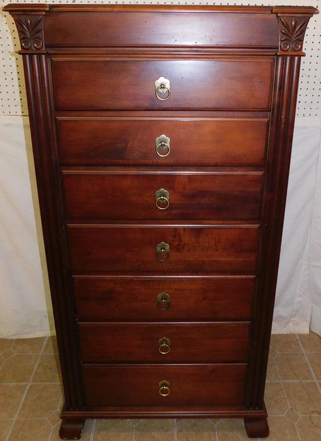 Cherry 7 Drawer Lingerie Chest By Ethan Allen (1 of 5)