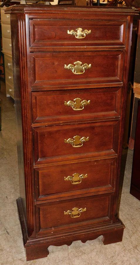 Cherry 6 Drawer Lingerie Chest By Bassett (1 of 5)