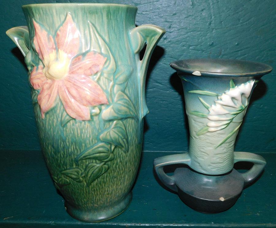 Two Roseville Pottery Vases - As Is (1 of 4)