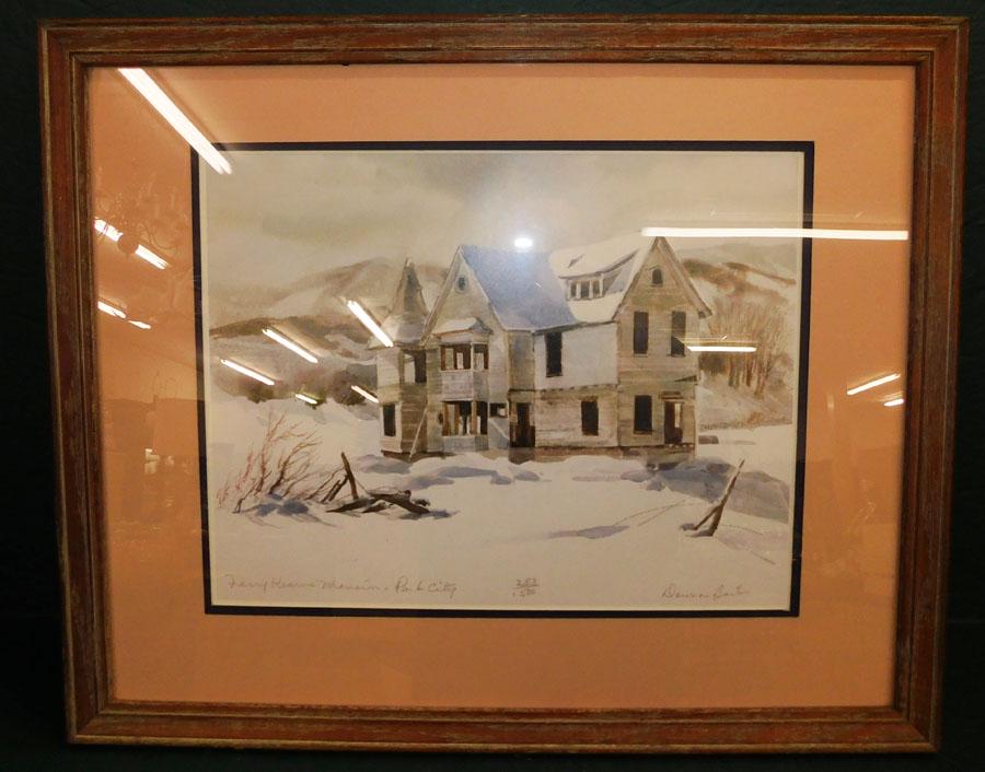 Pencil Signed & Numbered Snow Print (1 of 5)